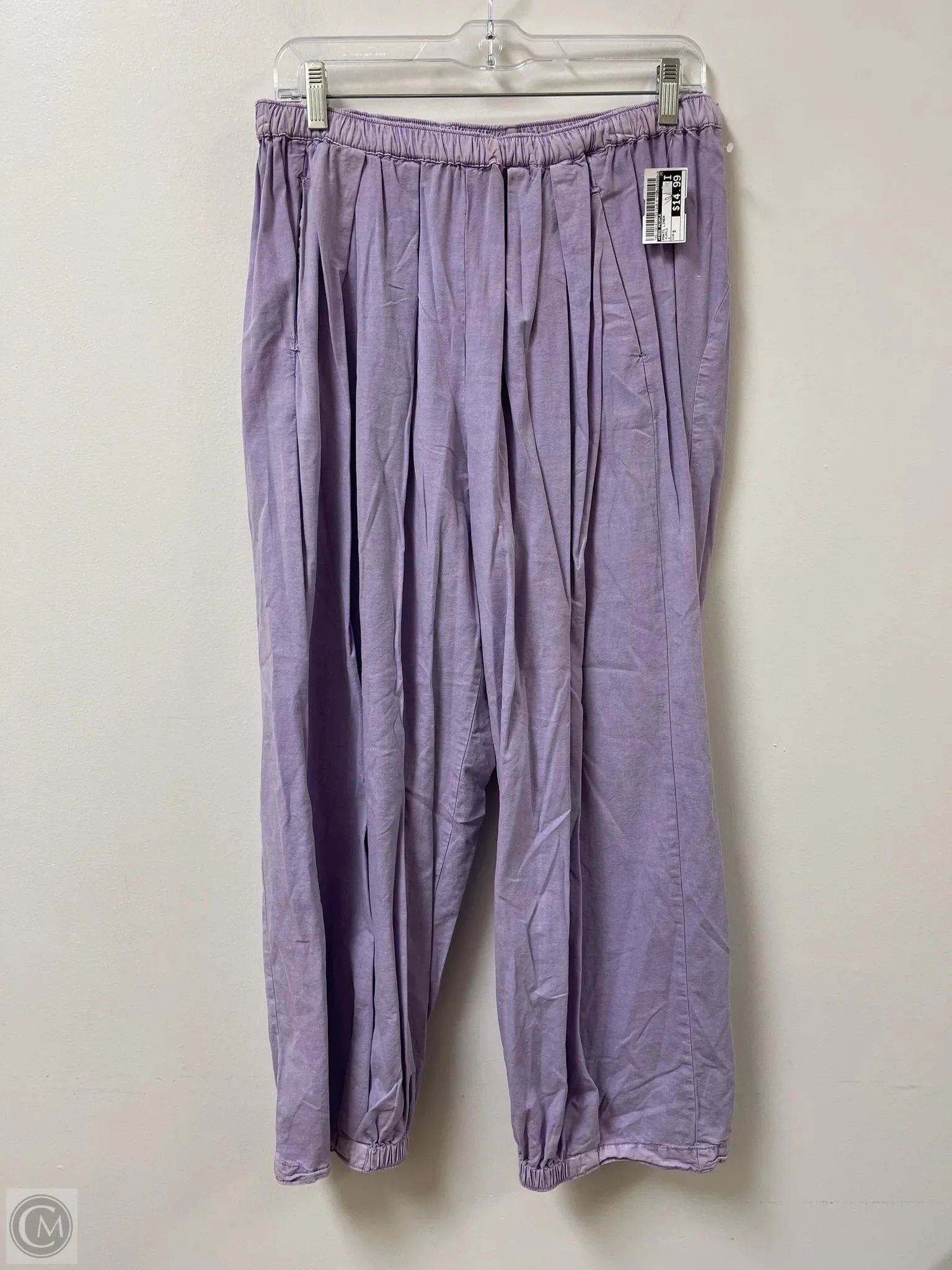Pants Linen By Free People In Purple, Size: S