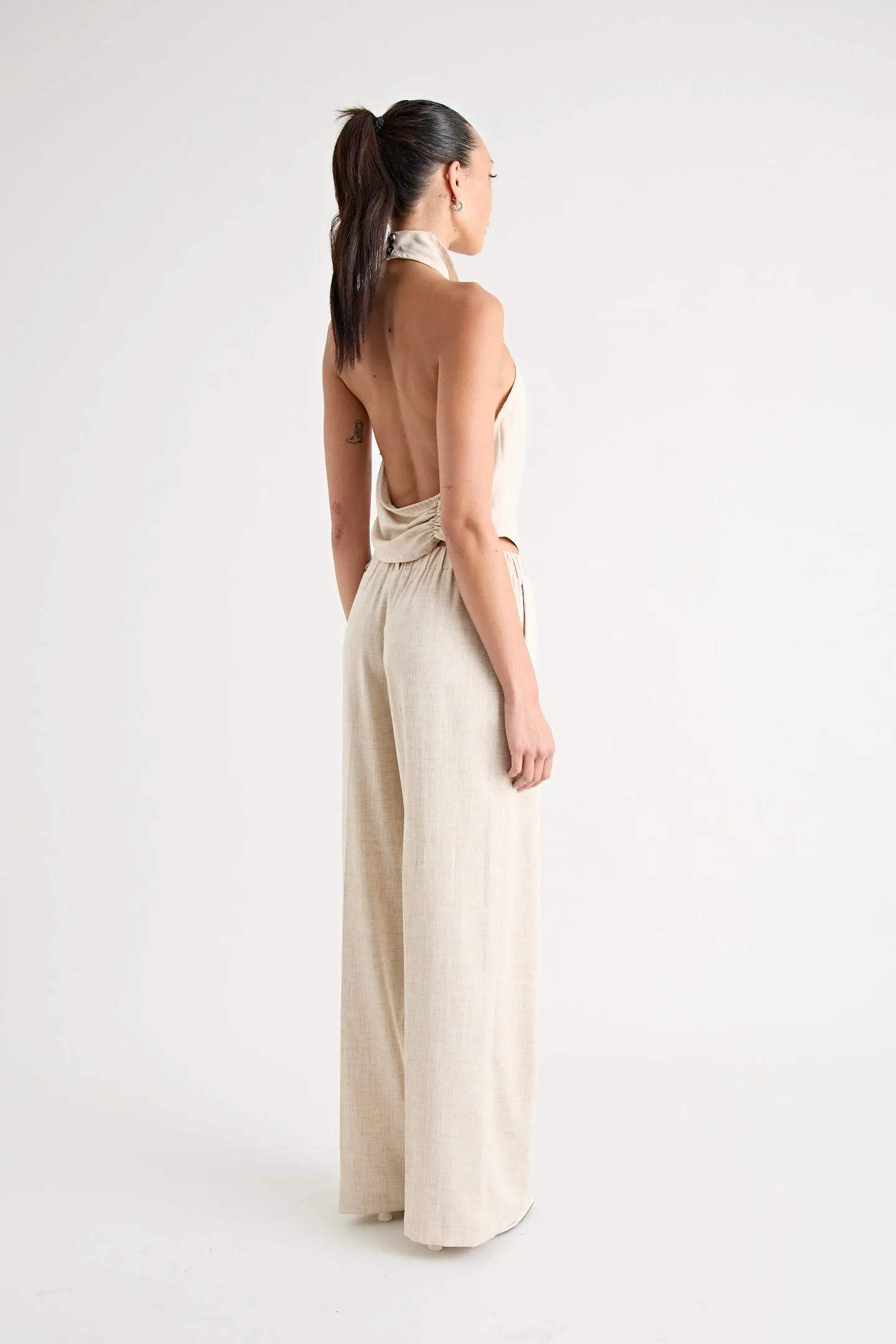 PINO WIDE LEG PANT | NATURAL