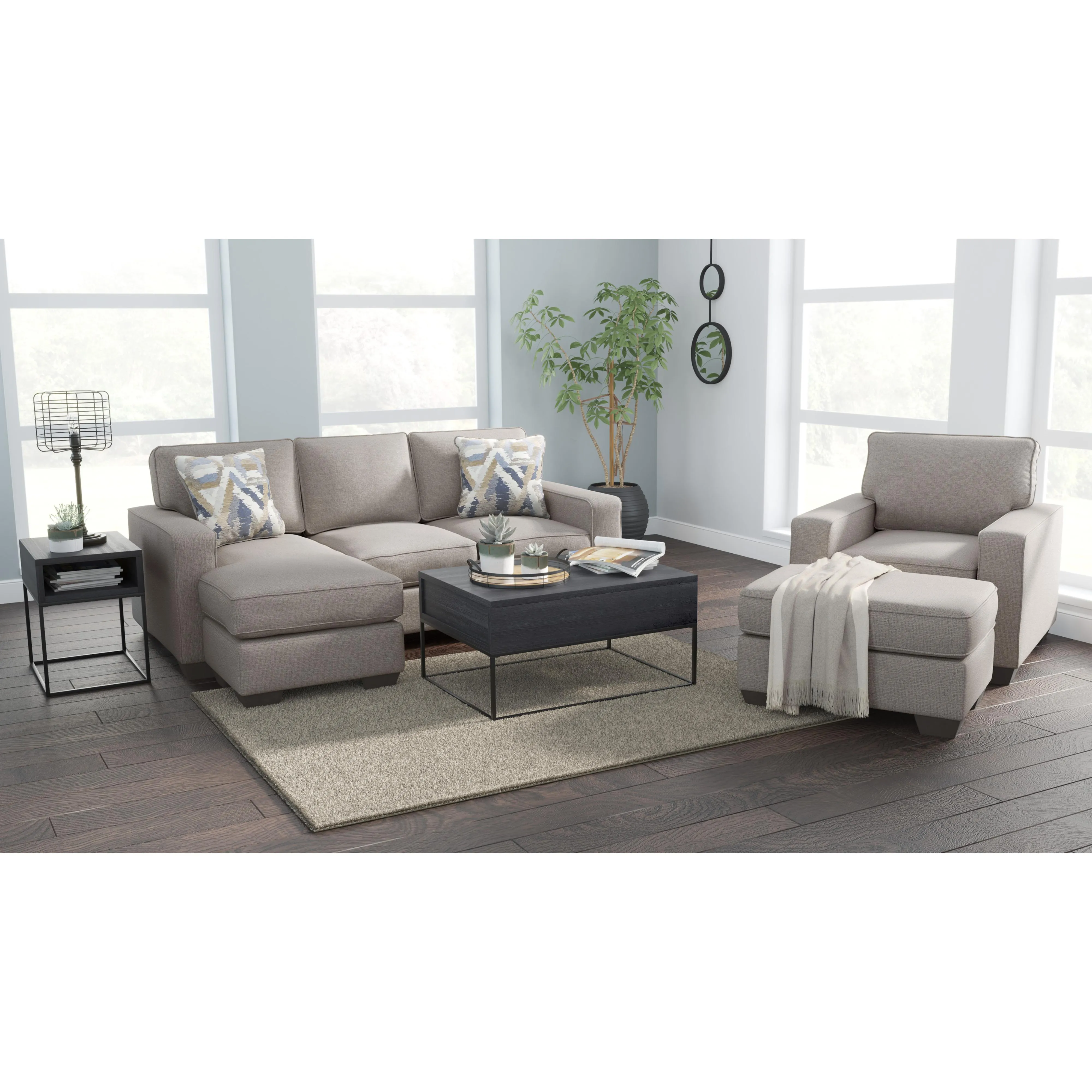 Signature Design by Ashley Greaves Fabric Sectional 5510418