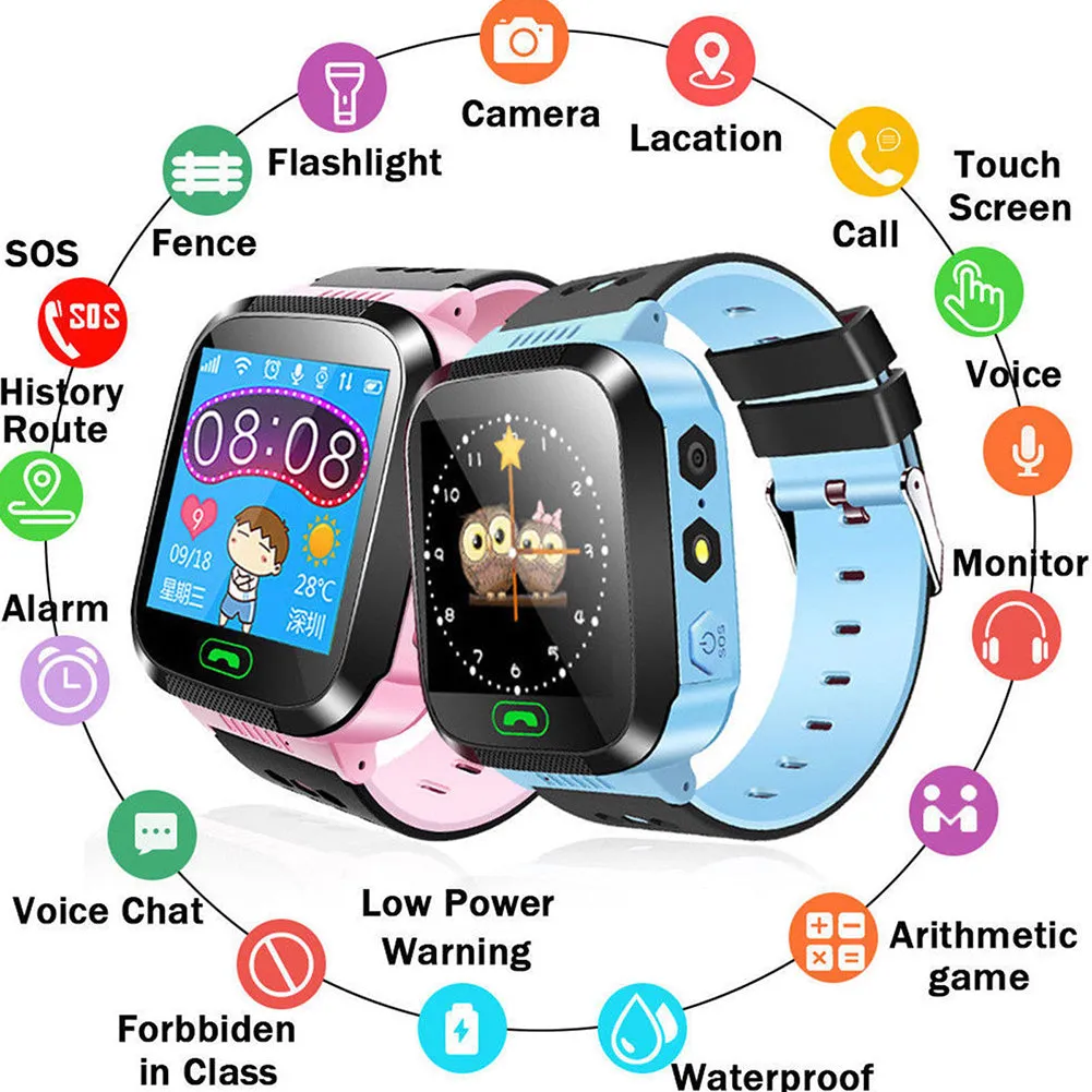 Smalody Kids Anti-lost SOS, GSM and GPS Tracking Watch (Make & Receive Calls, Electric Fence)