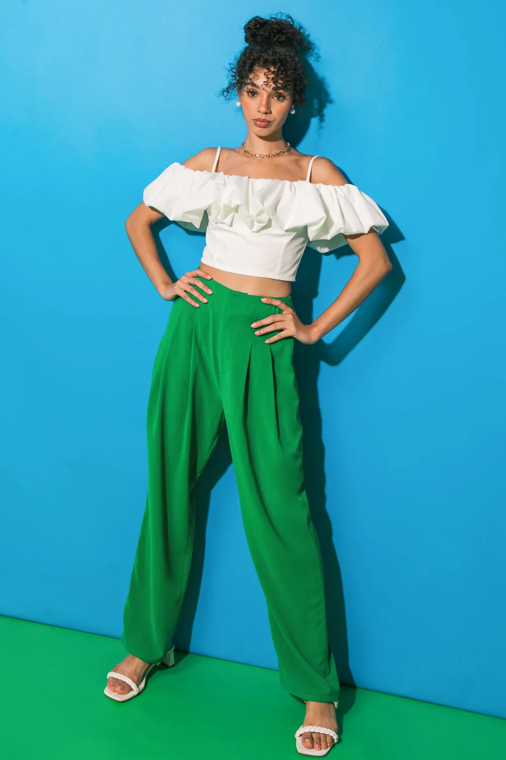 SPREAD YOUR SHINE WOVEN PANTS