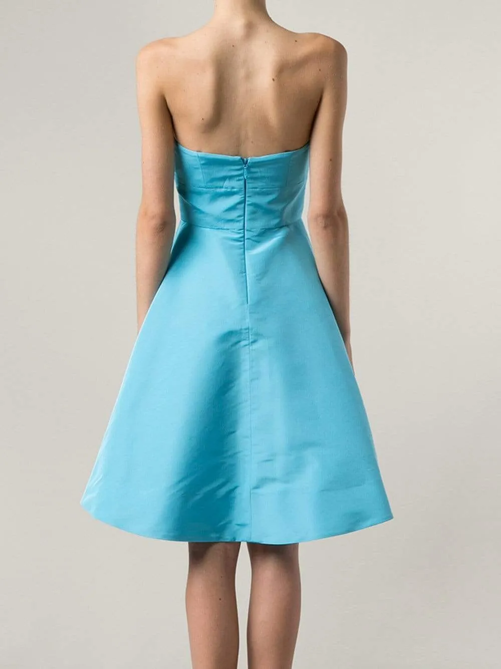 Strapless Faille A-Line Dress