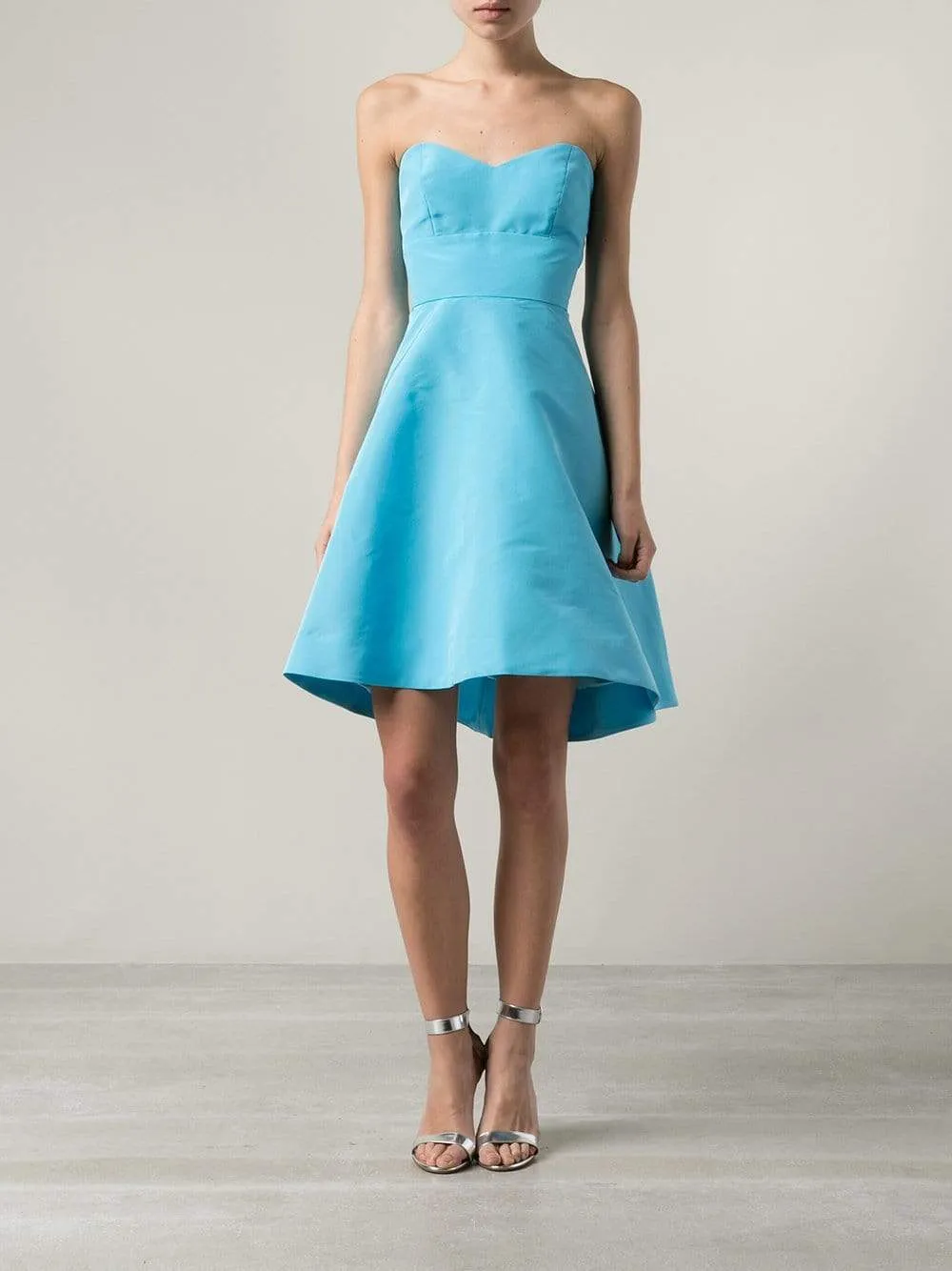 Strapless Faille A-Line Dress