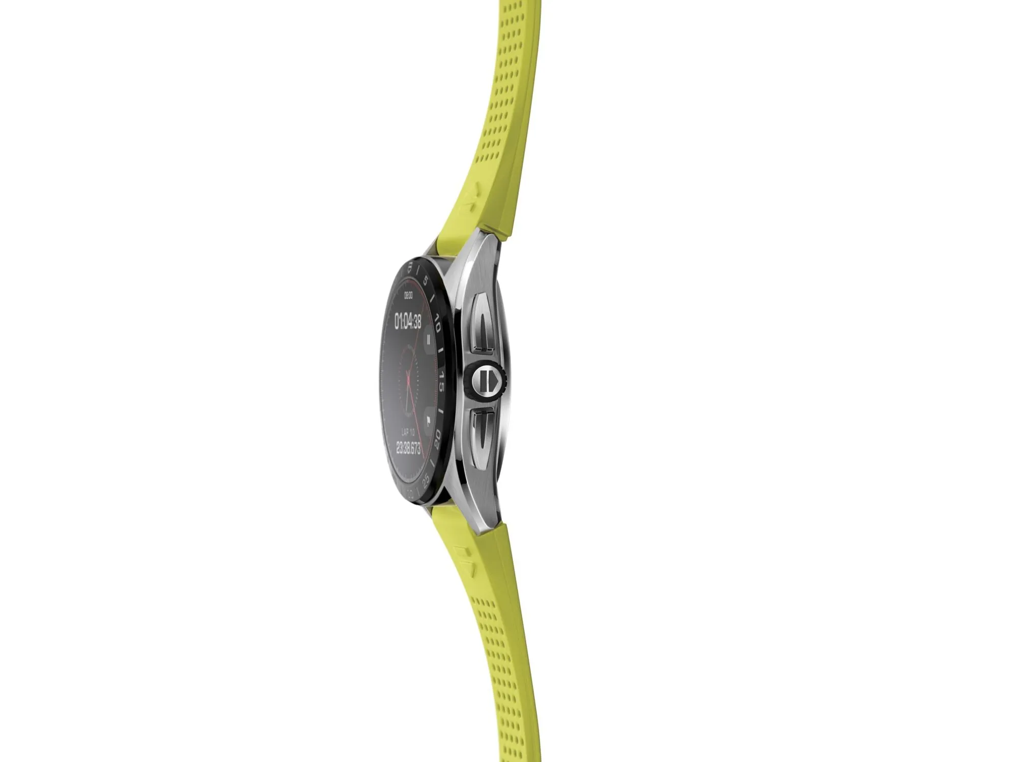 TH Watch Connected Calibre E4 45 Lime Rubber