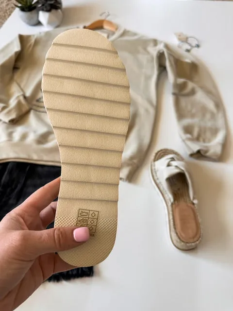 The Rebel Woven Platform Sandals