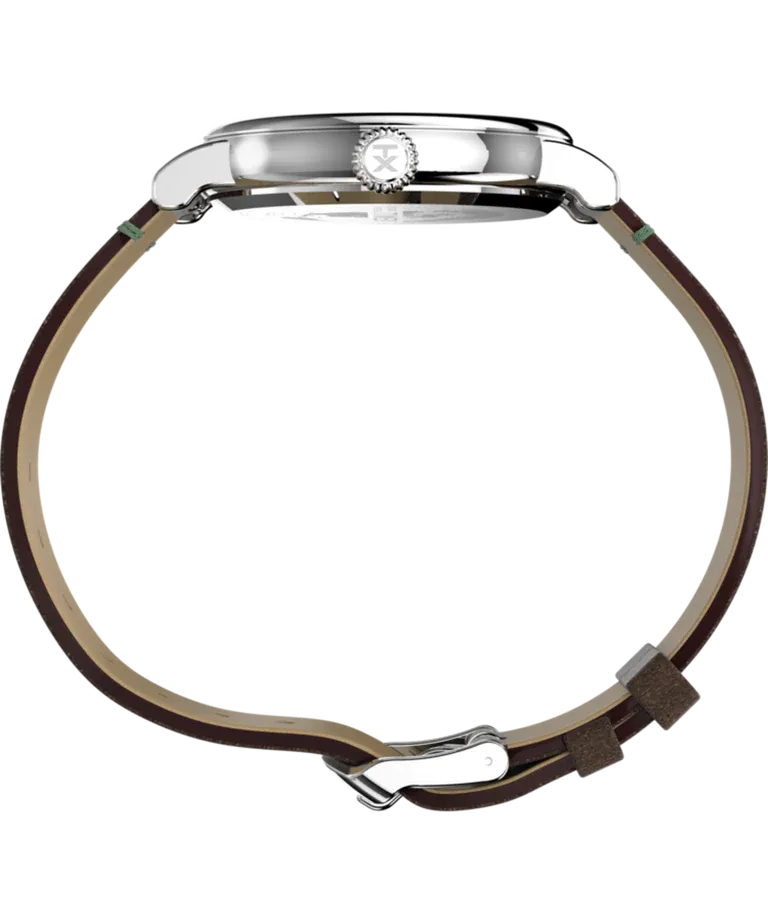 Timex Standard 40mm Eco-Friendly Leather Strap Watch