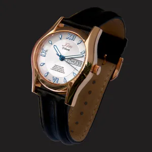 Tribune 2121 RG Sterling Silver and 18K Rose Gold