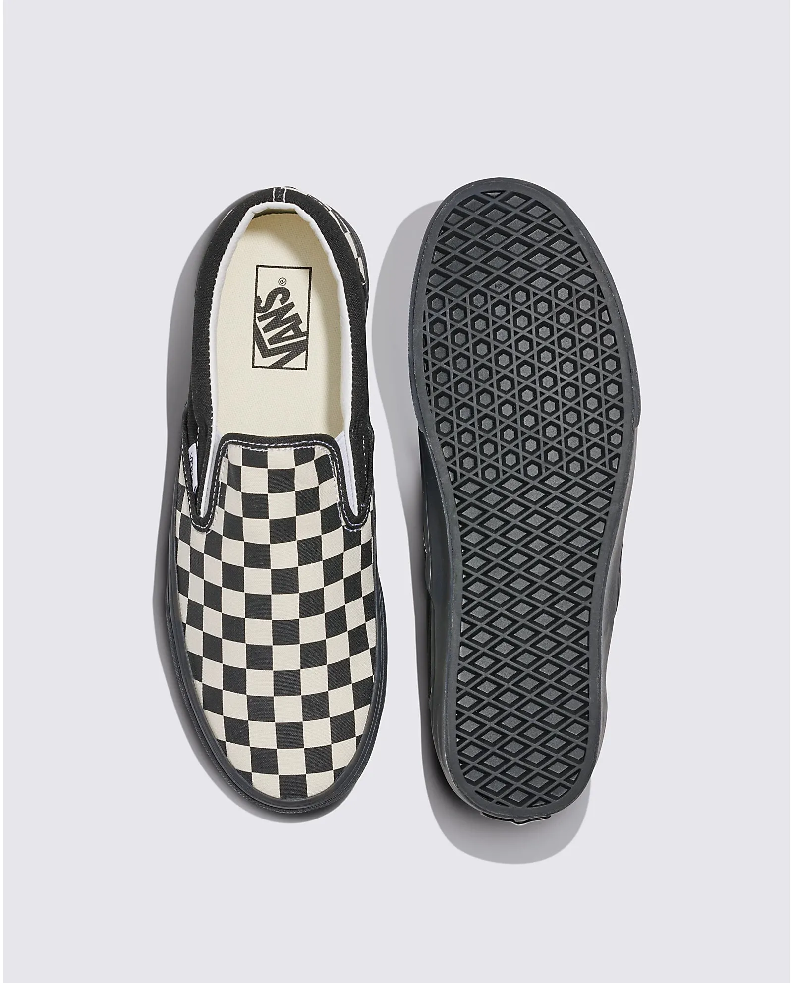 Vans Classic Slip-On Checkerboard - White/Black