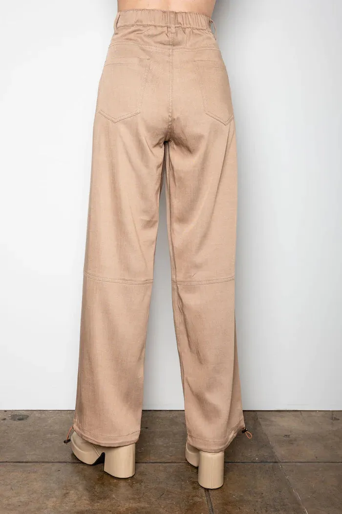 Vienna Parachute Pant | Almond