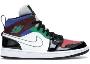 Women's Air Jordan 1 Mid SE "Satin Multicolor" (DB5454-001)