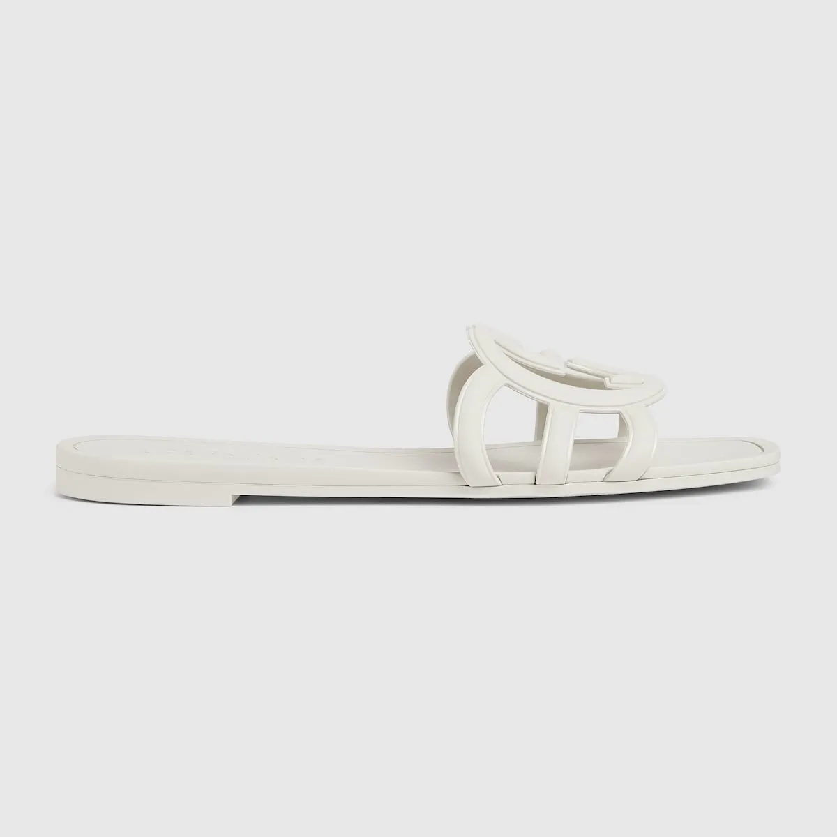 Women's Interlocking rubber G slide sandal