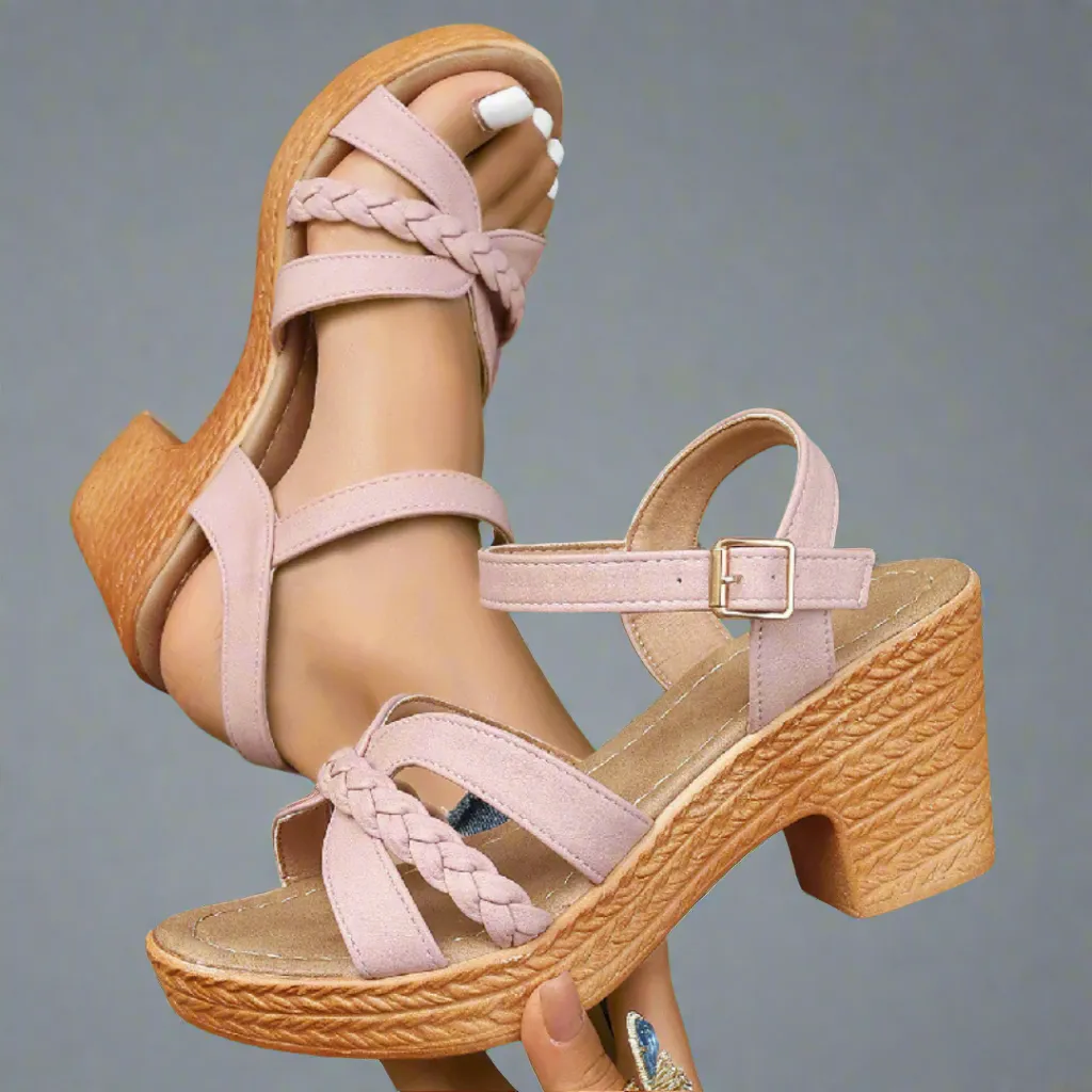 Zephira | Fashionable Gladiator Sandals with High Heels for Summer